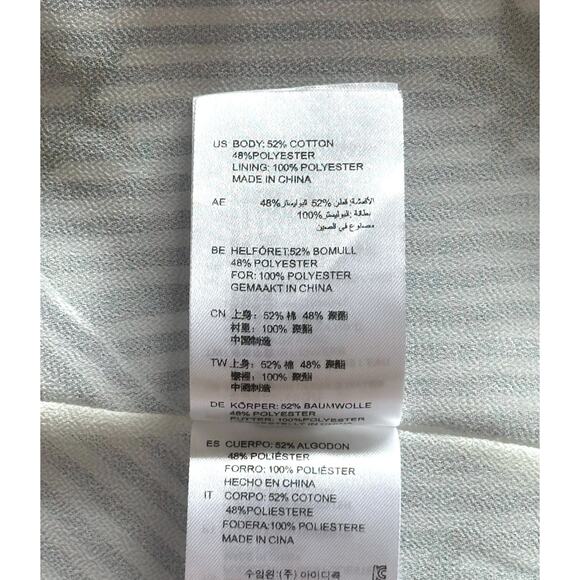 SANDRO Bilbao Star Shirt Dress Tie Waist Blue Contemporary Whimsical Stripe 6 - Picture 13 of 16